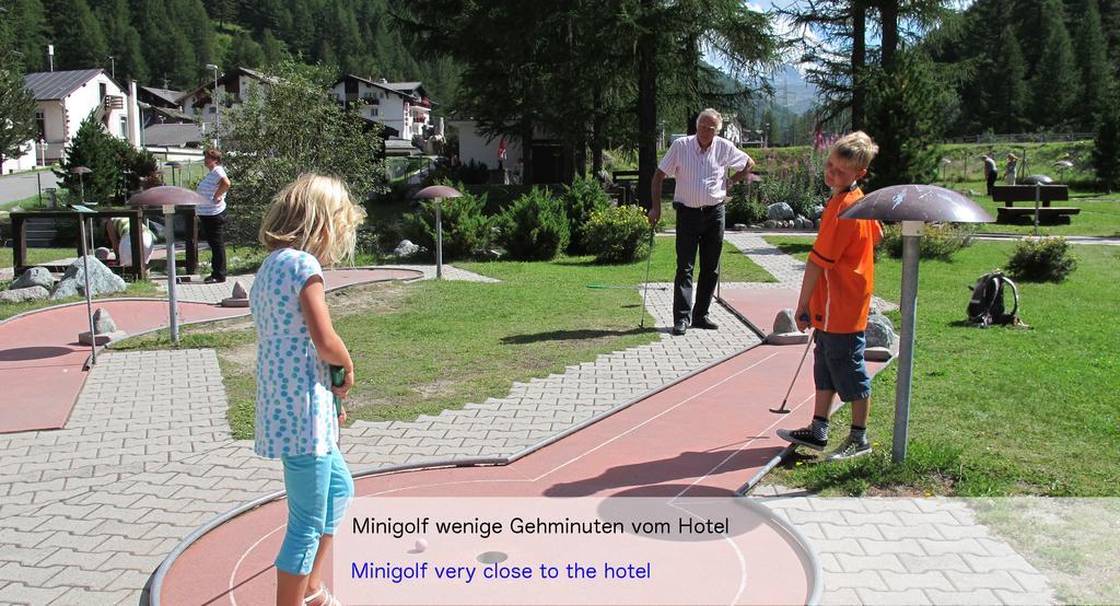 Hotel Restaurant Mattmarkblick Saas-Almagell Exterior foto
